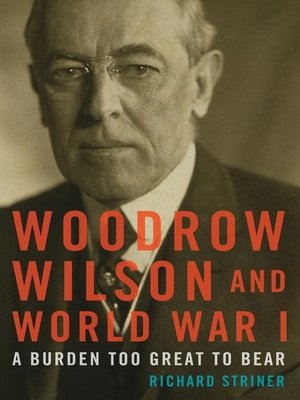 cover image of Woodrow Wilson and World War I